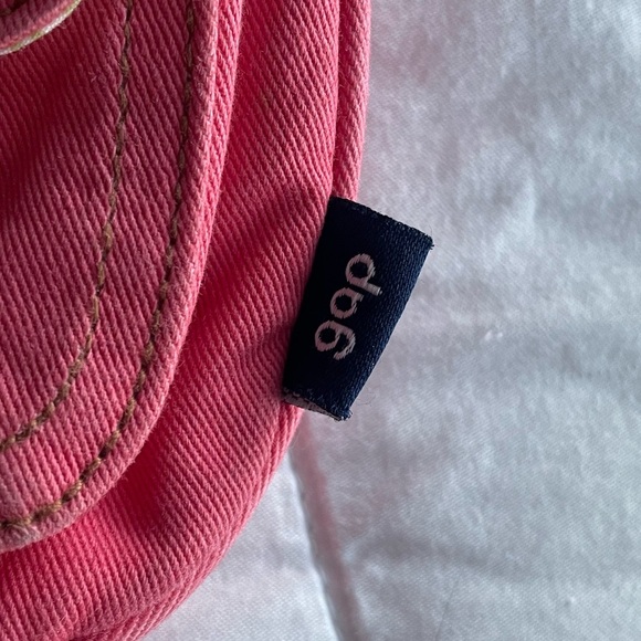 GAP Y2K Pink Denim Pocket Mini Shoulder Bag Barbiecore Bratz Girly Gilmore Girls - Picture 8 of 9
